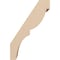 Ekena Millwork 5-inch W x 8-inch D x 12-inch H Valencia Rough Cedar Woodgrain TimberThane Knee Brace, Primed BRCUR05X08X12VALRCPR - alternate 2